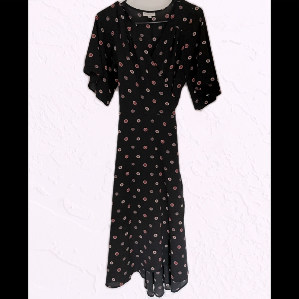 Studio B by Bobeau Lumi Wrap Dress Floral Medium